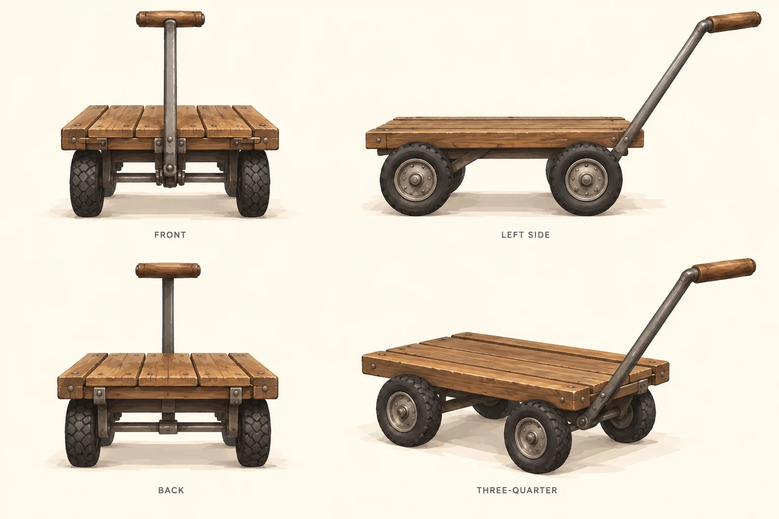 Handcart / Collision prop